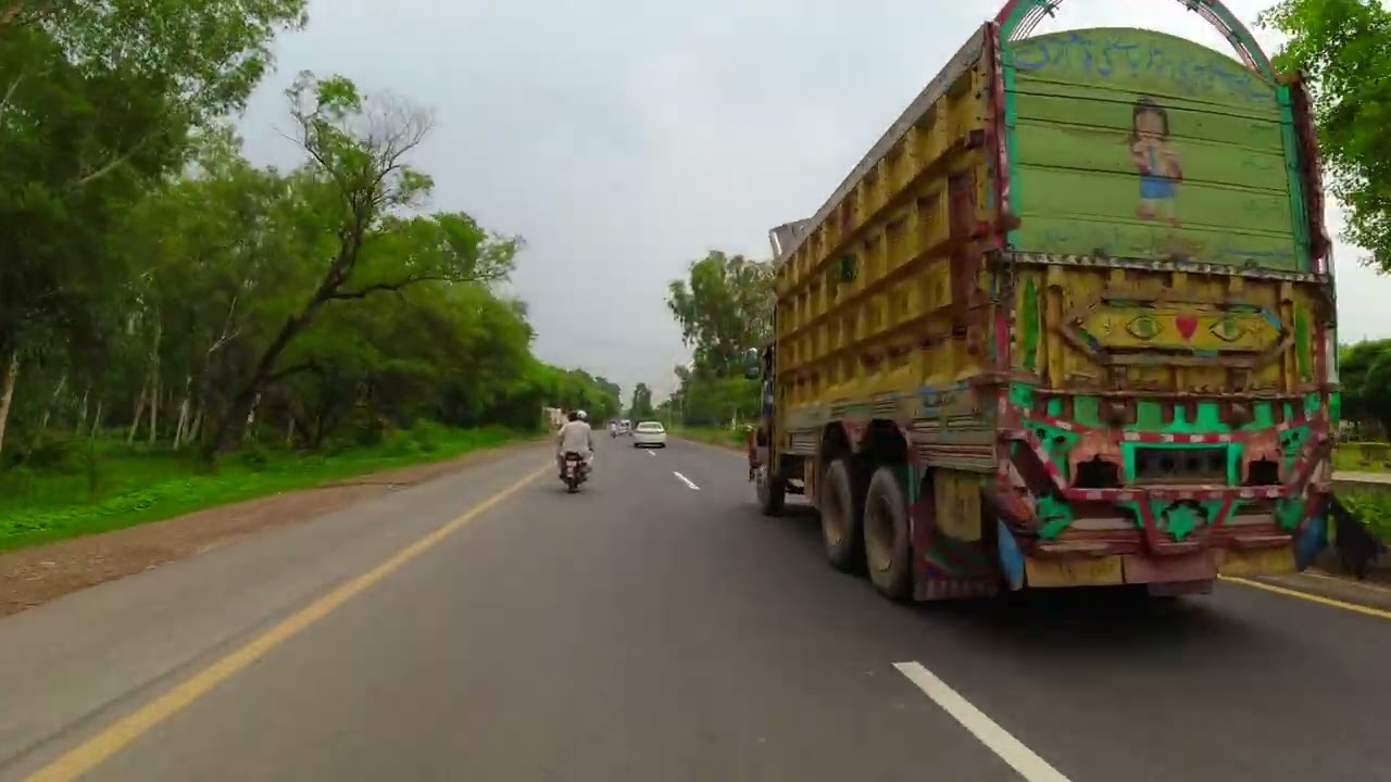 Kharian to Panjan Kasana GT Road - Punjab Pakistan - 4K - Meri Wang Ve Dhola