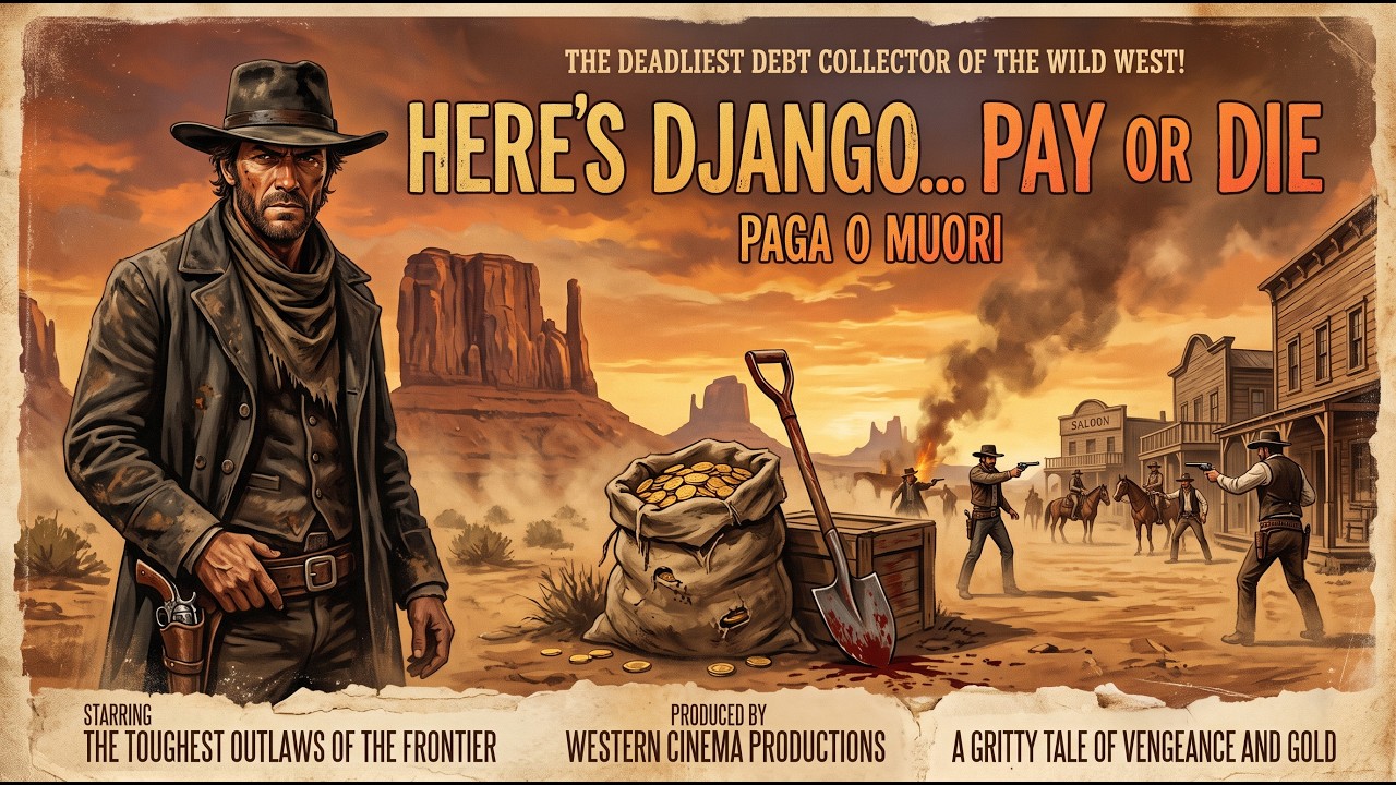🤠🩸 PAY UP IN GOLD OR PAY IN BLOOD! | HERE'S DJANGO... PAY OR DIE | Full Western Movie
