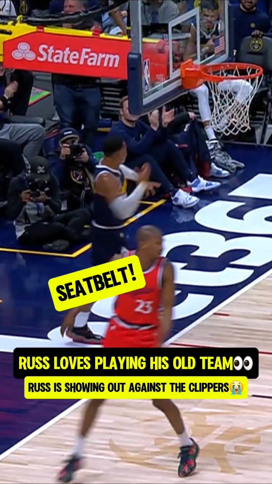 Russ having the time of his life?