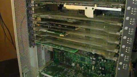 Sun Fire v880 Tour, PCi ii upgrade, and boot up