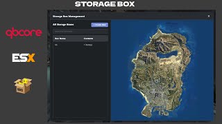 [FiveM] Storage Box aka Portable Stash [QBX/QBCore/ESX] [Ox Inventory]
