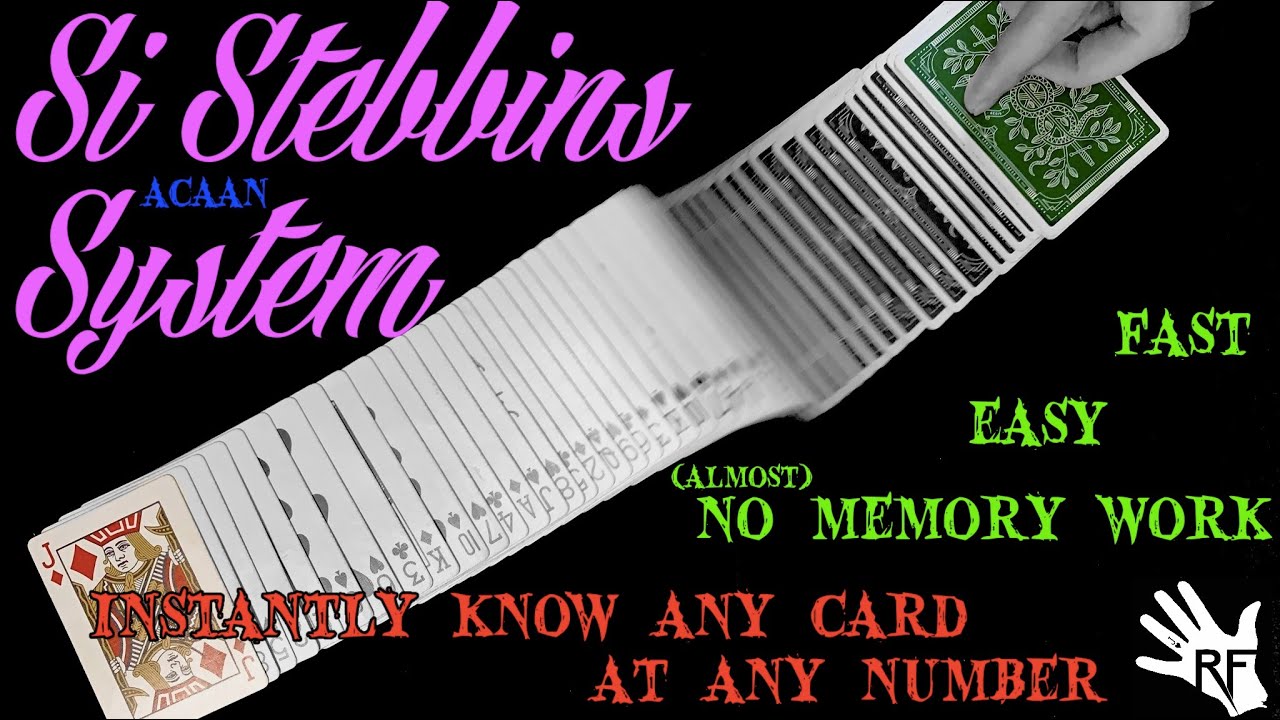 Si Stebbins as a MEMORIZED DECK?!? | Any Card at Any Number S.S. (EASY/FAST/NO MEMORY) - YouTube