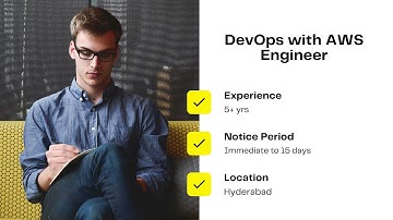 We Are Hiring DevOps with AWS Engineer