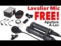 Free Aputure A-Lav lavalier microphone