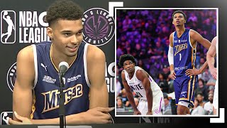 Victor Wembanyama Speaks After 37 PT Performance Against G League Ignite
