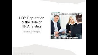 HR Analytics 2025 - Part 1 : Smart HR knows Analytics