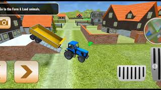 Real Tractor Driving Farm Game #21 screenshot 2