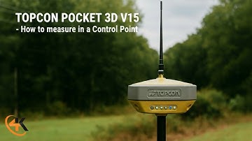 Topcon Pocket 3D V15 - How to Measure in a Control Point