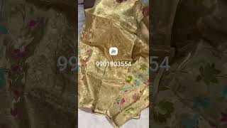 mushru crepe silk sarees with full Meena work with super lite and softnes2999+$