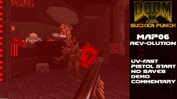 Doom II: Sucker Punch - MAP06 100% UV-Fast (Ultra Violence/Fast Monsters)