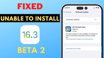 How To Fix Unable To Install iOS 16.3 Beta 2 On iPhone And iPad