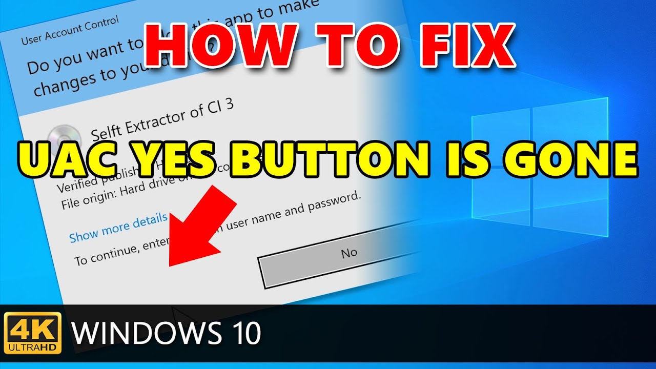 Fix user. Yes button.