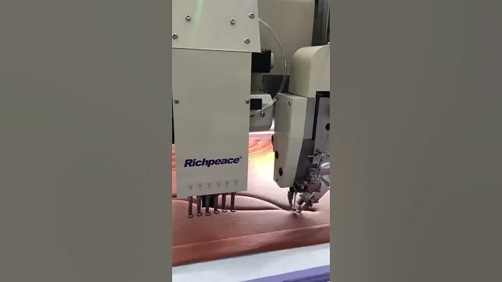 Richpeace Punching Perforation Sewing CNC Stitch machine for Auto interiors 缝纫机 冲孔机 car upholstery