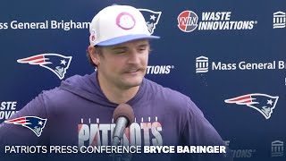 Bryce Baringer: "This is a time where I can iron out all the kinks." | Patriots Press Conference