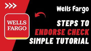 How to Endorse Wells Fargo Check !! Endorse Back of Wells Fargo Check Online 2023