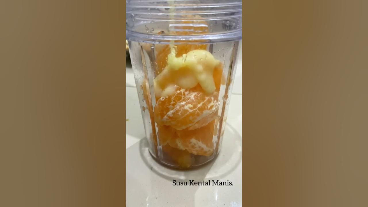 Jus Jeruk Cuma 2 Bahan