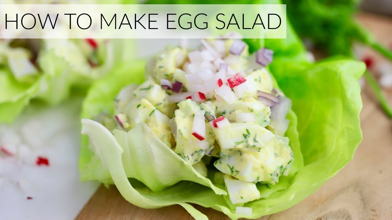 EGG SALAD RECIPE | how to make egg salad 2 easy ways | Clean & Delicious