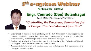 Controlling The Processing Parameters For A Competitive Feed Milling Operation