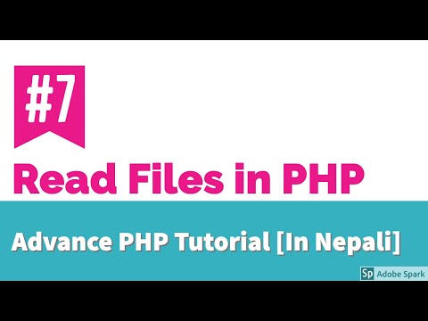 Read Files in PHP || Advance PHP Tutorial  in Nepali