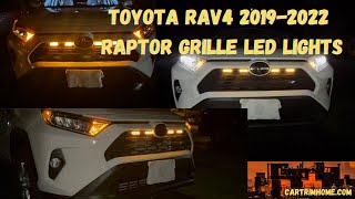 Toyota Rav4 2019-2022 Grille Raptor LED lights