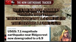 Earth quakes two major 7.1 and 6.6 ...