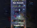 Intense Dota 2 Moments: Nyx Assassin&#39;s Triple Kill!  #shorts #dota2  #nyxassassin  #triplekill