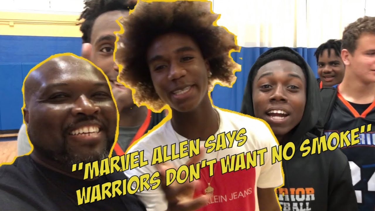 “MARVEL ALLEN SAYS WARRIORS DON’T WANT NO SMOKE”