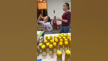 Cute Girls Helping Dad Harvest Honey Beekeeping Fun Sweet Rewards Beekeeping AlaskaLife Shorts 
