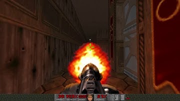 Doom 2 Level 12 The Factory BRUTAL DOOM version 21 with metal music in ultra widescreen