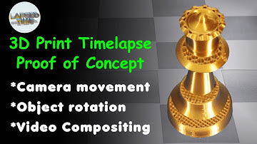 3D Print Timelapse proof of concept video