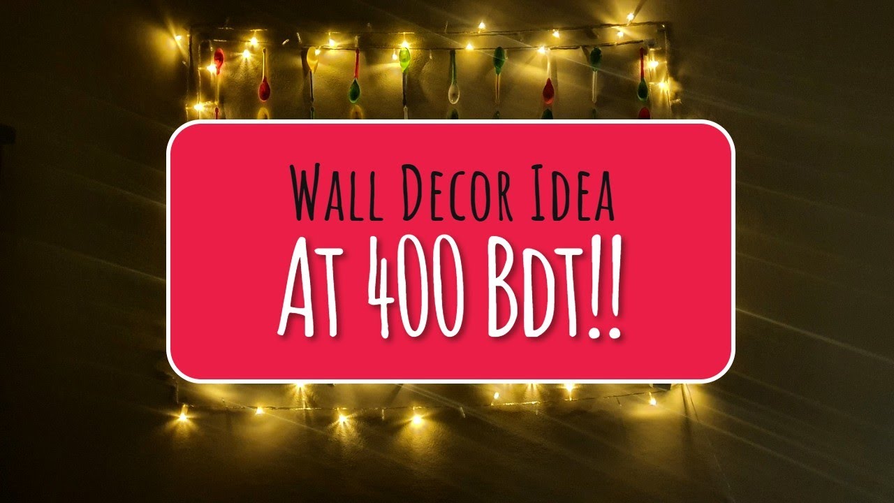 Low cost wall decor idea. - YouTube