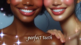 VIRTUAL BRACES! Perfect & Healthy Teeth! Affirmation Meditation Supraliminal Subliminal Visual Sub