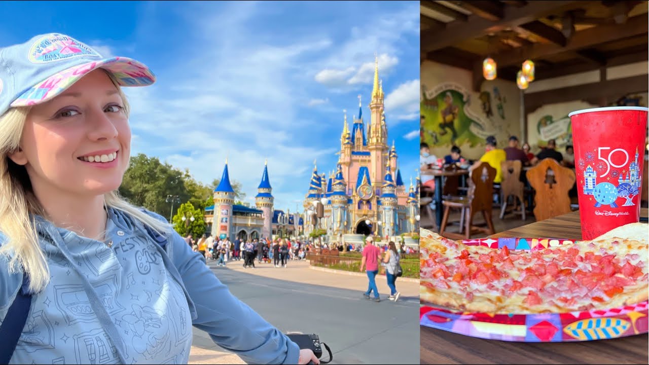 Magic Kingdom Feb 2022 / Low Crowds, Valentine's Displays, 50th Anniversary Flatbread & More!