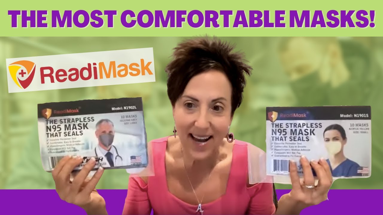 Strapless N95 Masks That Seal The MOST comfortable mask if you need