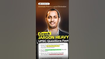 How to Solve Heavy Technical or Jargon based Question #civilserviceexam #prelims #upsc #upscprelims