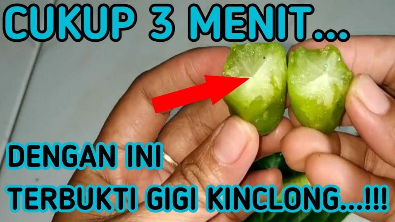 CUKUP 3 MENIT...!! Dengan Ini Terbukti Gigi Kinclong...!!! Cara