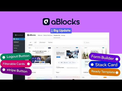 Big Release! What's New in aBlocks  Form Builder, Stacked Card, Stripe Button & More!