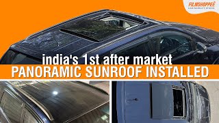 After Market Panoramic Sunroof Installed on TATA HEXA