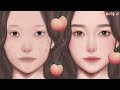 🍑 PEACHY MAKEUP ANIMATION _ 복숭아 메이크업 🍑  | WAY A