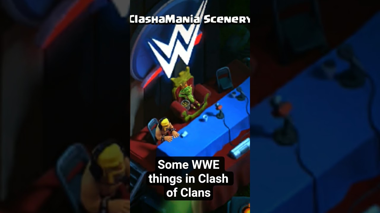 Some WWE things in Clash of Clans 