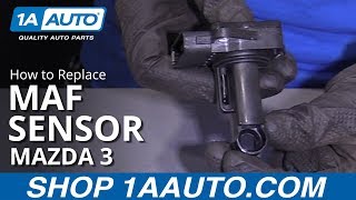 How to Replace Mass Air Flow Sensor 04-13 Mazda 3