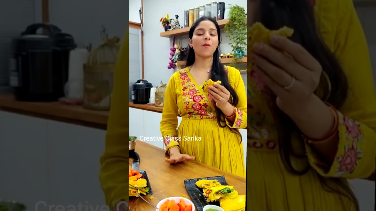 सुबह ही मिल जायेगा भरपूर प्रोटीन#shortvideo  #youtubeshorts #creativeclasssarika #recipe