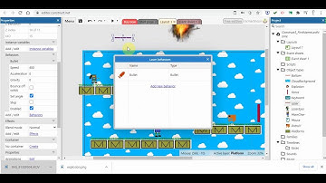Construct 3 Video 13 Using Bullet Behavior