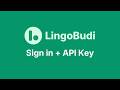 LingoBudi Sign In