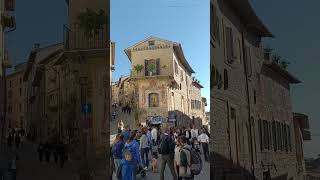 Assisi. The Village of St. Francis of Assisi. Tourists flew here.