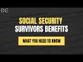 Social Security Survivors Benefits (What you need to know)