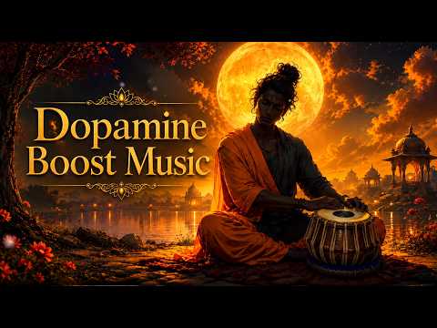 Dopamine Boot Music for Deep Relaxation | Sitar & Flute for Positive Energy | Focus & Feel Happy