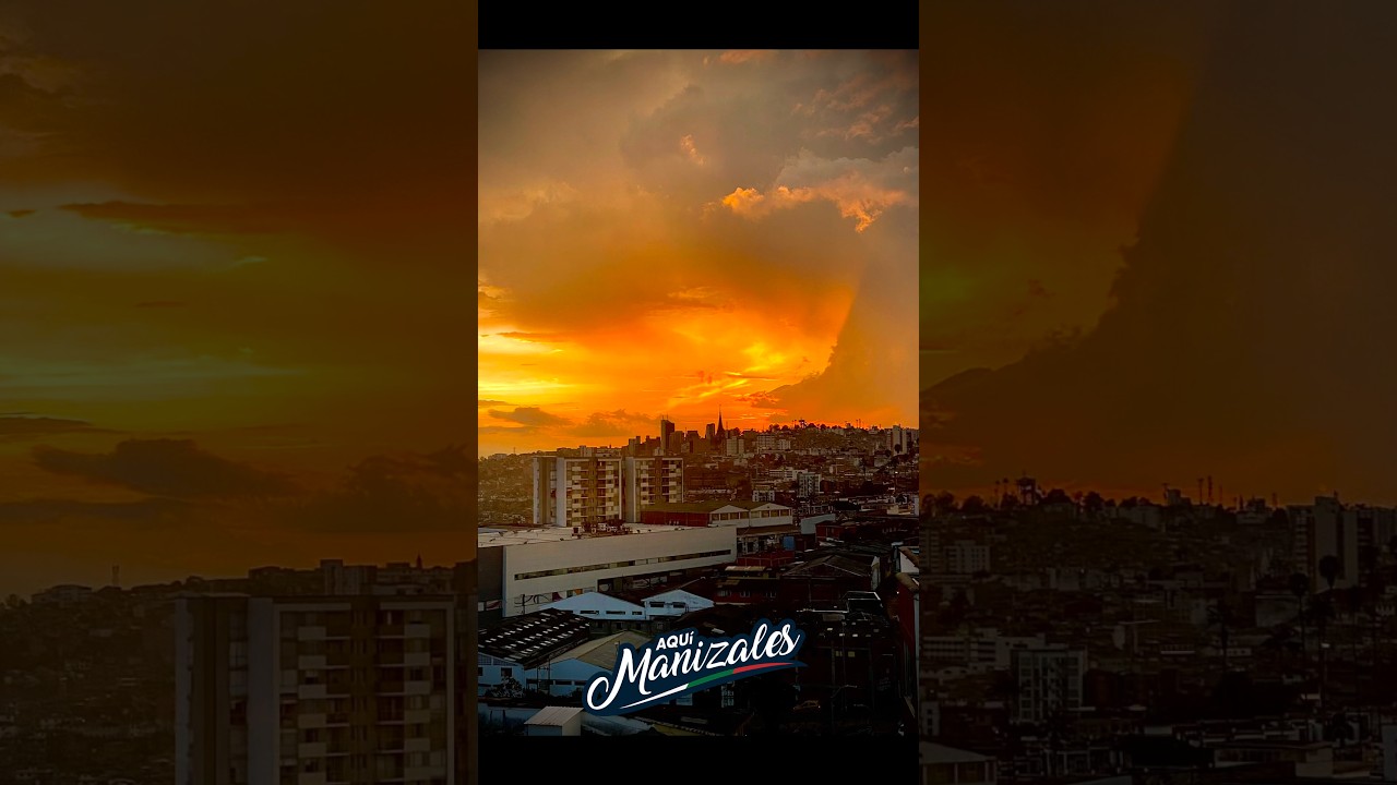 El atardecer 🌅 del jueves 11 de junio en #manizales#aquímanizales #colombia #atardecer