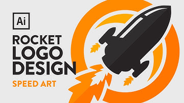 Rocket Logo | Speed Art | Adobe Illustrator