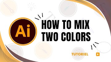 How to mix two colors in Illustrator